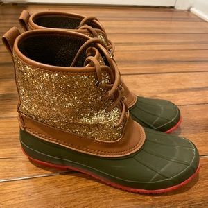Gianni Bini Glitter Duck Boots Size 7